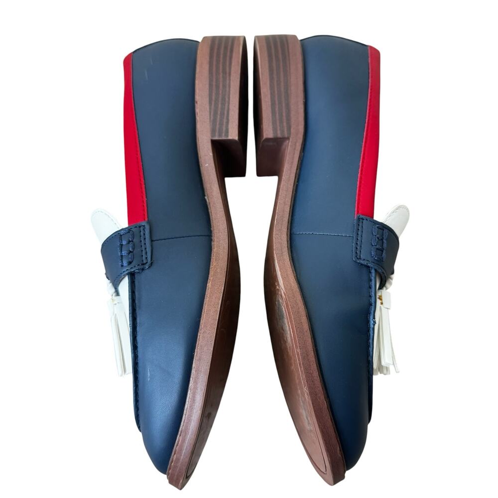 Franco Sarto Carolyn Loafer Shoe Red White and Blue Size 9.5 - Picture 8 of 11